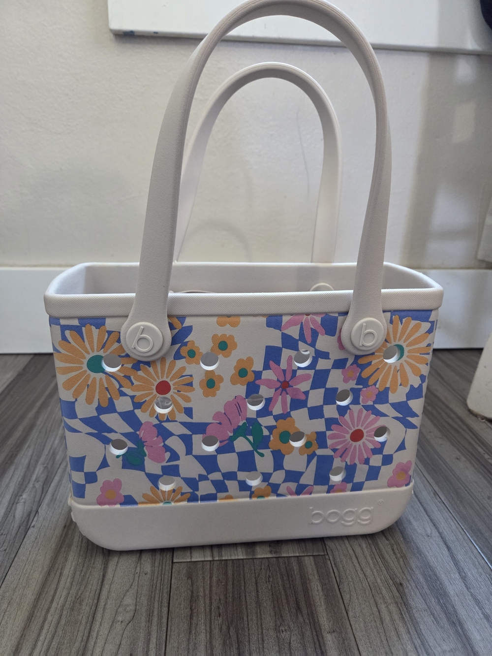 Baby Bag Blue Saffron Bogg Bag Checkered